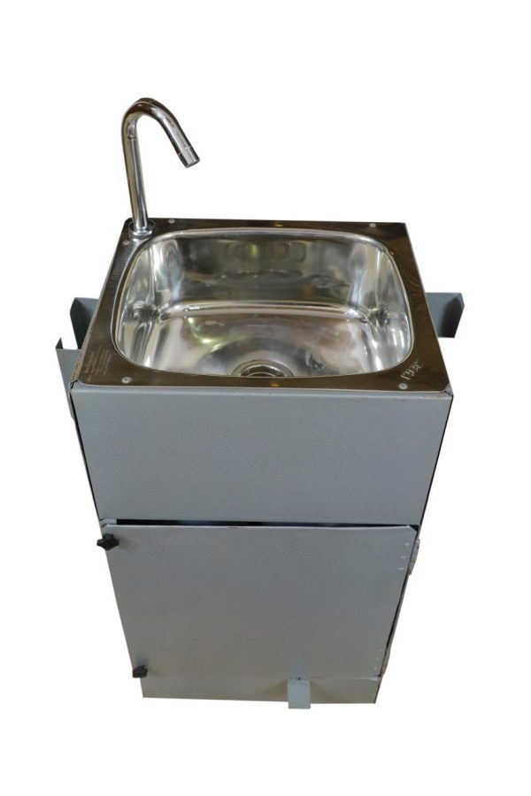 Stainless steel portable hand wash station