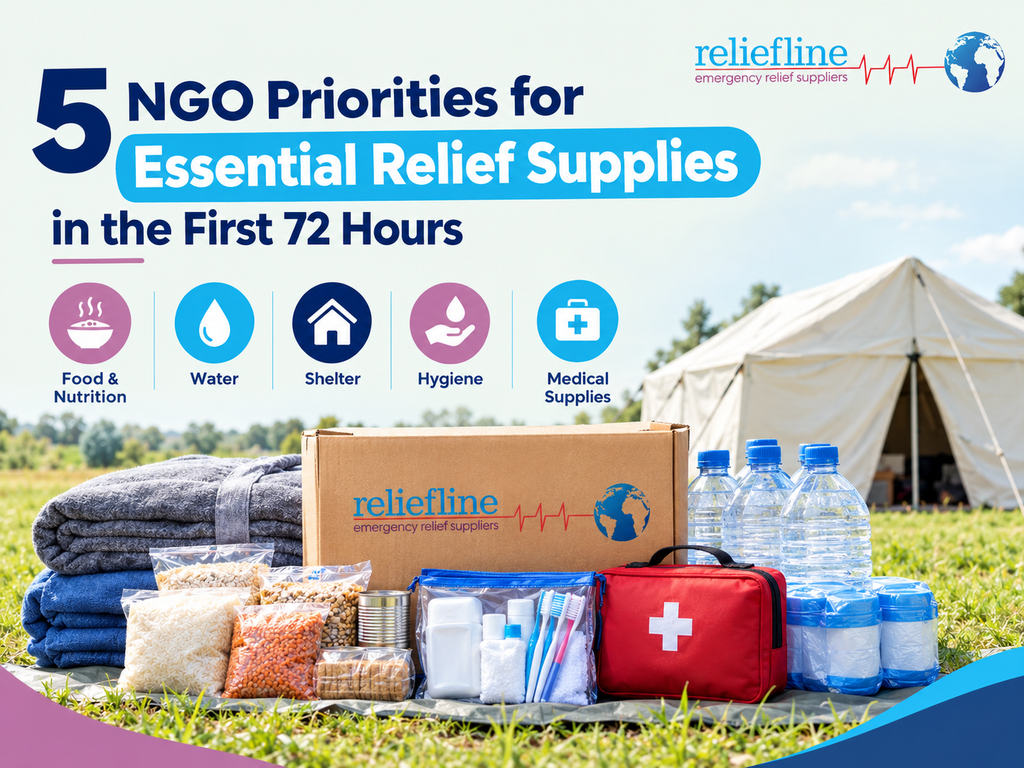 5 NGO Priorities for Relief Supplies in the First 72 Hours